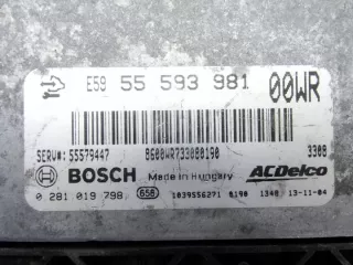 55593981 Блок управления двигателем Opel Corsa D Арт e8777610, вид 2