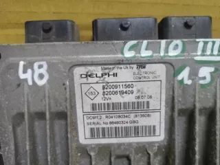 8200911560 Блок управления двигателем Renault Clio 3 Арт e8797433, вид 3