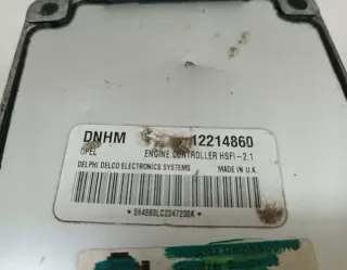 12214860 Блок управления двигателем Opel Astra G Арт e8803978, вид 2