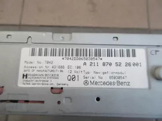 A2118705226 2118705226 Блок навигации Mercedes CLS C219 Арт e8833464, вид 3