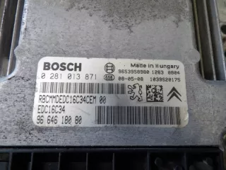 0281013871 9664618080 9653958980 Блок управления двигателем Peugeot Partner 2 Арт e8861326, вид 3