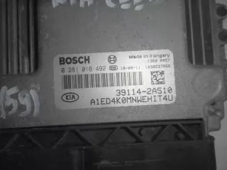 0281016492 39114-2A510 91950-1H510 95400-1H710 Блок управления двигателем Kia Ceed 1 Арт e8868558, вид 2