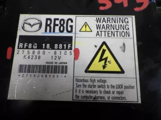 RF8G18881F 275800-8105 2758008105 Блок управления двигателем Mazda 323 BJ Арт e8868602, вид 2