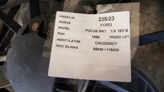 98AB8C607 Вентилятор радиатора Ford Focus 1 Арт e8974860, вид 3