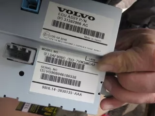 31382906AC Блок навигации Volvo V40 2 Арт e9004121, вид 2