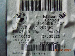 9289580 2448087 Блок навигации BMW X5 E70 Арт e9014617, вид 4