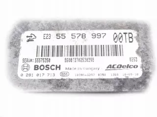 55578997 0281017713 Блок управления двигателем Opel Corsa D Арт e9072884, вид 4