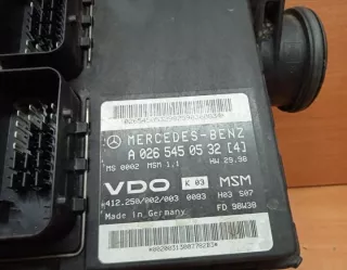 A1661402100 A0265450532 Блок управления двигателем Mercedes A W168 Арт e9128741, вид 2