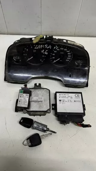 16250009 Блок управления двигателем Opel Zafira A Арт e9129211, вид 1
