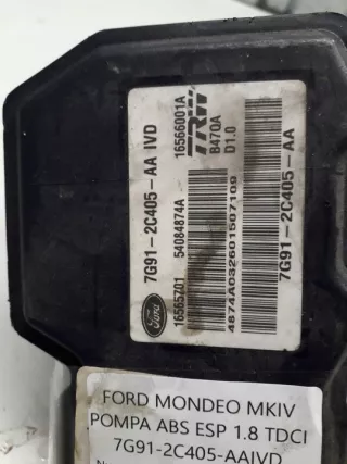 7G912C405AA Блок ABS Ford Mondeo 4 Арт e9136413, вид 5