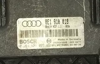 8E1910018 0261S01023 Блок управления двигателем Audi A4 B6 Арт e9201388, вид 2