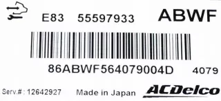 55597933 Блок управления двигателем Opel Corsa D Арт e9238337, вид 2