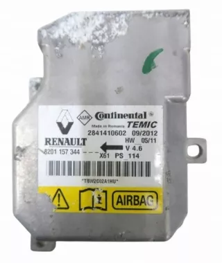 8201157344 Блок AirBag Renault Kangoo 2 Арт e9259525, вид 1