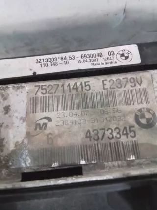 N52B30 6930040 752711415 Радиатор (основной) BMW 3 E90/E91/E92/E93 Арт e9283106, вид 2