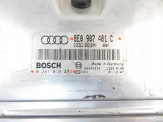 8E0907401C 0281010493 Блок управления двигателем Audi A4 B6 Арт e9323702, вид 3