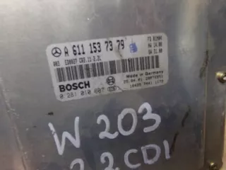 0281010607 Блок управления двигателем Mercedes C W203 Арт e9325206, вид 3