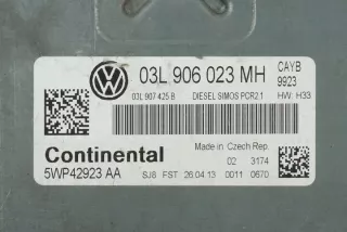 03L906023MH 5WP42923AA Блок управления двигателем Volkswagen Polo 5 Арт e9326976, вид 2