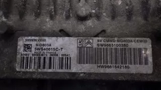 SW9665100380 HW9661642180 Блок управления двигателем Peugeot Expert 2 Арт e9343457, вид 4