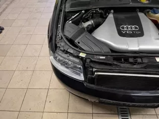 2000-2005 Передняя панель крепления облицовки (телевизор) Audi A4 B6 Арт e9345451, вид 2