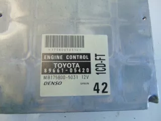 89661-05420 Блок управления двигателем Toyota Avensis 1 Арт e9359732, вид 3