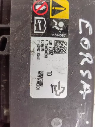 13597092 Блок AirBag Opel Corsa E Арт e9380164, вид 2