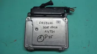03G906013P 0281015600 Блок управления двигателем Seat Ibiza 4 Арт e9381684, вид 3