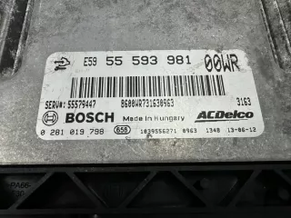 55593981 0281019798 Блок управления двигателем Opel Corsa D Арт e9402608, вид 2