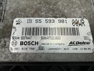 55593981 0281019798 Блок управления двигателем Opel Corsa D Арт e9402611, вид 2