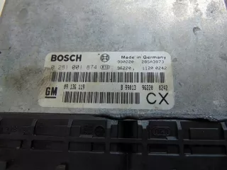 0281001874 Блок управления двигателем Opel Vectra B Арт e9402705, вид 4