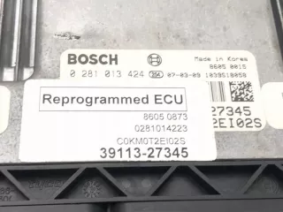 39113-27345 0281013424 Блок управления двигателем Kia Sportage 2 Арт e9422115, вид 3