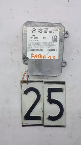 6Q0909601C Блок AirBag Skoda Fabia 1 Арт e9447271, вид 1