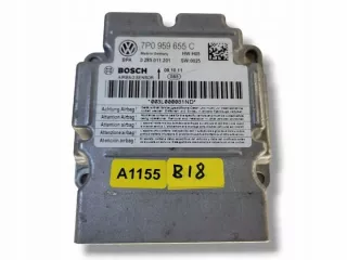 7P0959655C 003L000081ND 0285011201 Блок AirBag Volkswagen Touareg 2 Арт e9447434, вид 1
