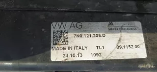 7N0805588B Передняя панель крепления облицовки (телевизор) Volkswagen Sharan 2 Арт e9449879, вид 3