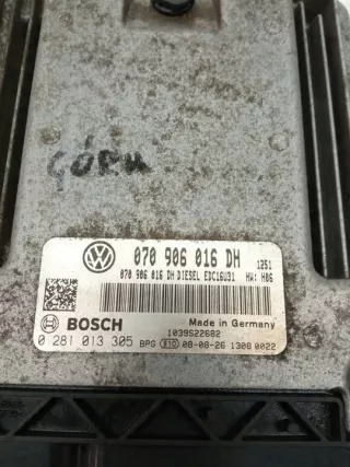 070906016DH 0281013305 2002-2010 Блок управления двигателем Volkswagen Touareg 1 Арт e9472045, вид 2