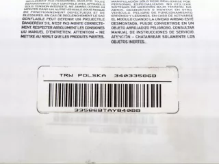 6982860 72126982860 Подушка безопасности BMW 1 E81/E82/E87/E88 Арт e9478722, вид 4