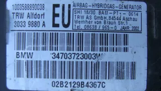 34703723003W Подушка безопасности BMW 3 E46 Арт e9478759, вид 4