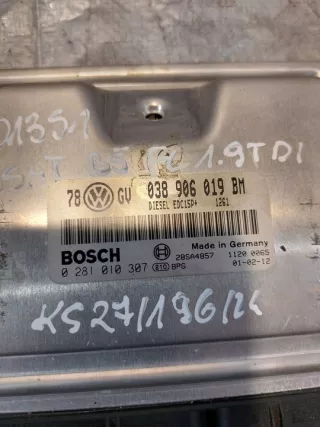 038906019BM 0281010307 Блок управления двигателем Volkswagen Passat B5 Арт e9498719, вид 3