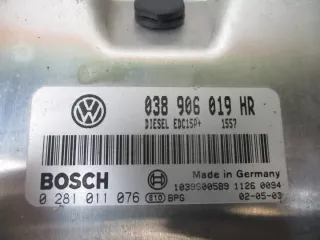 0281011076 Блок управления двигателем Volkswagen Polo 4 Арт e9498764, вид 2