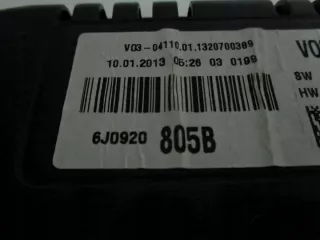6J0920805B 1320700389 Щиток приборов (приборная панель) Seat Ibiza 4 Арт e9503684, вид 3