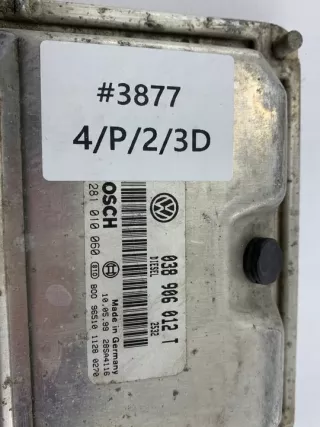 038906012T Блок управления двигателем Seat Toledo 2 Арт e9522282, вид 8