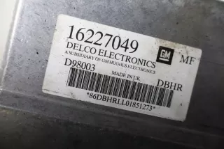 16227049 Блок управления двигателем Opel Astra G Арт e9530924, вид 4