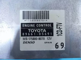 89661-05691 Блок управления двигателем Toyota Avensis 2 Арт e9546408, вид 3