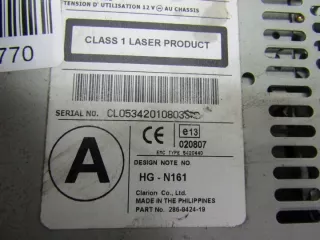 28185AV700 Блок навигации Nissan Primera 12 Арт e9559690, вид 7
