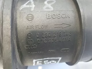 0280218143 07C906461A Расходомер воздуха Audi A8 D3 (S8) Арт e9560894, вид 2