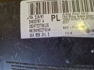 1K4880241D Подушка безопасности Volkswagen Golf 5 Арт e9564149, вид 2