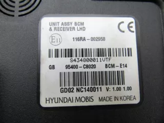 95400-C8020 95400-c8020 Блок комфорта Hyundai i20  2 Арт e9576240, вид 1