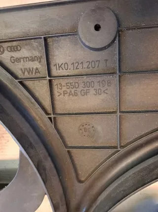 1K0121207T Вентилятор радиатора Skoda Superb 2 Арт e9587006, вид 7