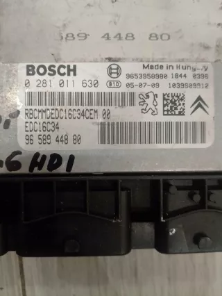 0281011630 9658944880 Блок управления двигателем Citroen C4 1 Арт e9621548, вид 2