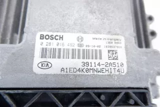 39114-2A510 0281016492 1039S37866 Блок управления двигателем Kia Ceed 1 Арт e9621960, вид 3