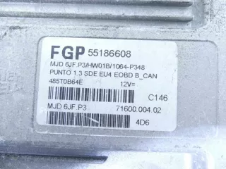 55186608 Блок управления двигателем Fiat Punto 2 Арт e9643901, вид 3